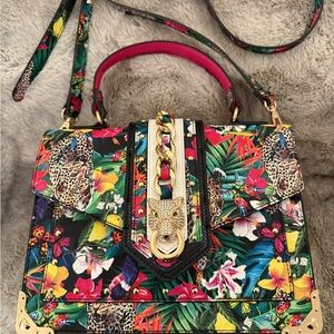 Bold Feline Satchel Bag